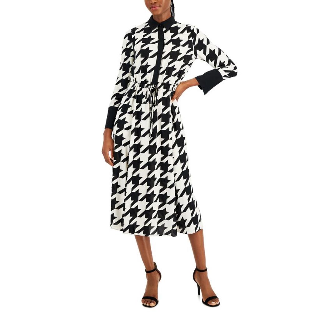Anne Klein Petite Houndstooth Dress